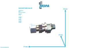 RUECKSCHLAGVENTIL - 700430015200 passend für MTU Motoren