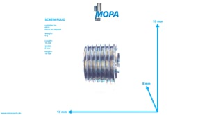 VERSCHLUSSSCHRAUBE - 000906010003 passend für MTU Motoren
