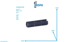 STRAIGHT PIN - 001481002017 suitable for MTU engines