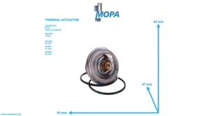 THERMAL ACTUATOR - 0052032775 suitable for MTU engines