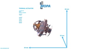 THERMAL ACTUATOR - 0052035875 suitable for MTU engines