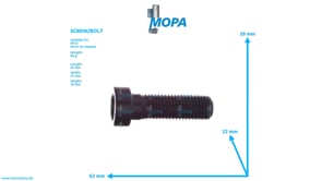 SCREW/BOLT - 006912016004 suitable for MTU engines