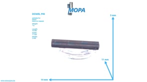DOWEL PIN - 01105073 suitable for Deutz engines