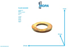 PLAIN WASHER - 01107114 suitable for Deutz engines