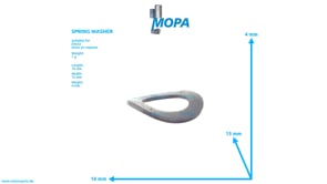 SPRING WASHER - 01107283 suitable for Deutz engines
