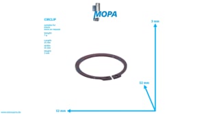 CIRCLIP - 01107766 suitable for Deutz engines