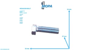 HEXAGON BOLT - 01112693 suitable for Deutz engines