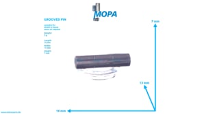GROOVED PIN - 01115248 suitable for MWM & Deutz engines