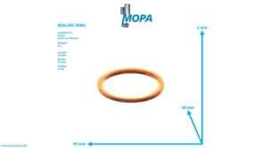 SEALING RING - 01118751 suitable for Deutz engines