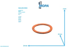 SEALING RING - 01132205 suitable for Deutz engines