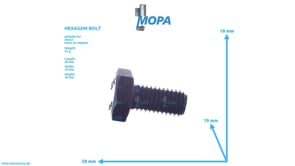 HEXAGON BOLT - 01148392 suitable for Deutz engines
