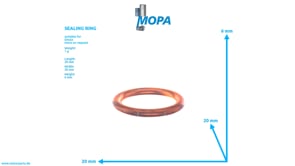 SEALING RING - 01157872 suitable for Deutz engines