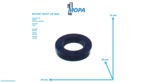 ROTARY SHAFT LIP SEAL - 01160648 suitable for Deutz engines