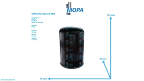 SPIN-ON FUEL FILTER - 01174423 suitable for Deutz engines SPIN-ON FUEL FILTER - 01174423 suitable for Deutz engines