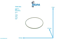 TORIC SEAL - 01181178 suitable for Deutz engines TORIC SEAL - 01181178 suitable for Deutz engines