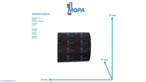 RUBBER SLEEVE - 01181600 suitable for Deutz engines