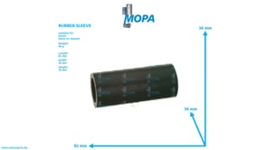 RUBBER SLEEVE - 01182590 suitable for Deutz engines