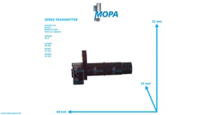 SPEED TRANSMITTER - 01182834 suitable for Deutz engines