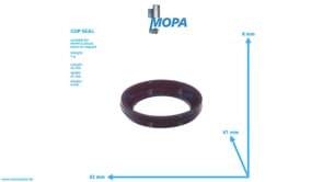 CUP SEAL - 01261640 suitable for MWM & Deutz engines