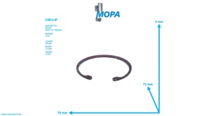 CIRCLIP - 01304822 suitable for Deutz engines