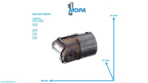 ROLLER TAPPET - 02129683 suitable for MWM & Deutz engines