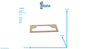 GASKET - 02247671 suitable for Deutz engines