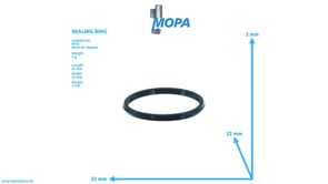 SEALING RING - 0239978948 suitable for MTU engines