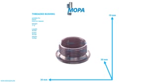 THREADED BUSHING - 02403711 suitable for Deutz engines