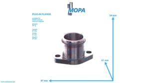 PLUG-IN FLANGE - 02934269 suitable for MWM & Deutz engines