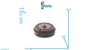 VENTIL - 02934557 passend für MWM & Deutz Motoren