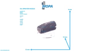 OELSPRITZDUESE - 03371845 passend für Deutz Motoren