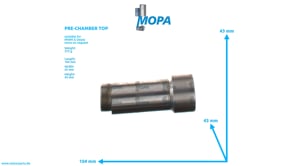PRE-CHAMBER TOP - 04016302 suitable for MWM & Deutz engines PRE-CHAMBER TOP - 04016302 suitable for MWM & Deutz engines