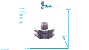PISTON - 04091674 suitable for MWM & Deutz engines