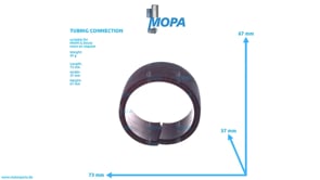 TUBING CONNECTION - 12028092 suitable for MWM & Deutz engines