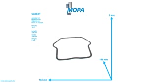 GASKET - 12163455 suitable for MWM & Deutz engines