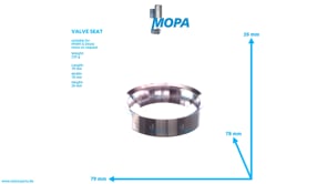 VALVE SEAT - 12176541 suitable for MWM & Deutz engines