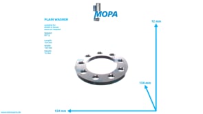 PLAIN WASHER - 12343891 suitable for MWM & Deutz engines