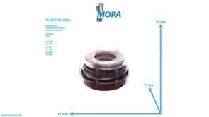 FLOATING SEAL - 1676432 suitable for Volvo/Volvo Penta engines
