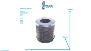 AIR FILTER ELEMENT - 21702999 suitable for Volvo/Volvo Penta engines