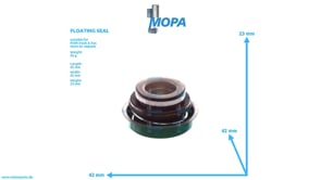 FLOATING SEAL - 51065200085 suitable for MAN D engines