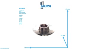 WASHER - 5120250076 suitable for MTU engines