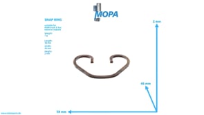 SNAP RING - 51908100035 suitable for MAN D engines