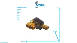 SOLENOID VALVE - 5550600478 suitable for MTU engines