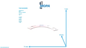 SICHERUNGSBLECH - 5809940025 passend für MTU Motoren