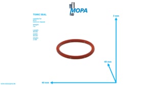 TORIC SEAL - 700429033000 suitable for MTU engines TORIC SEAL - 700429033000 suitable for MTU engines
