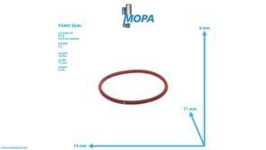 TORIC SEAL - 700429065000 suitable for MTU engines TORIC SEAL - 700429065000 suitable for MTU engines