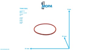 RUNDDICHTRING - 700429085000 passend für MTU Motoren