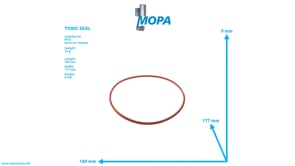 TORIC SEAL - 700429172000 suitable for MTU engines TORIC SEAL - 700429172000 suitable for MTU engines