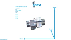 RUECKSCHLAGVENTIL - 735080022201 passend für MTU Motoren