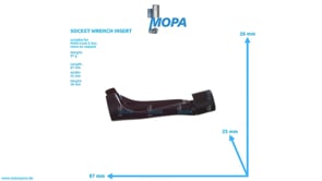 SOCKET WRENCH INSERT - 80996030309 suitable for MAN D-engines